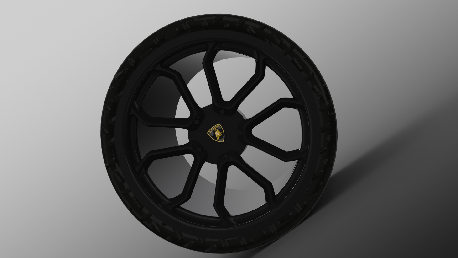 兰博基尼Aventador轮辋